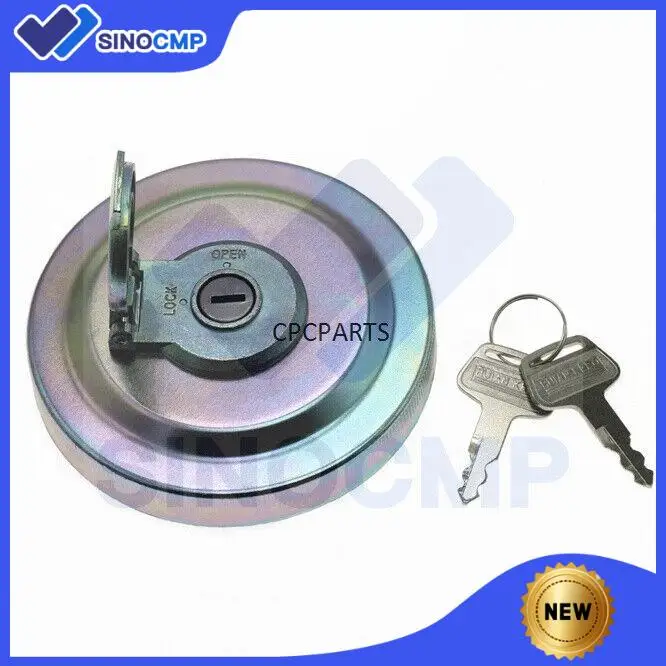 KHH0140 50492A1 Fuel Cap for Sumitomo SH200 SH100 SH120 SH220 SH210 SH235 Excavator LS2800 LS3400 LS2650 Case CX 9030B 9020B