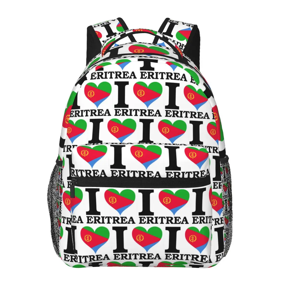 

Студенческий рюкзак с флагом Эритреи, школьная сумка, походный дорожный рюкзак для мужчин и женщин, модная сумка для книг, сумки на плечо