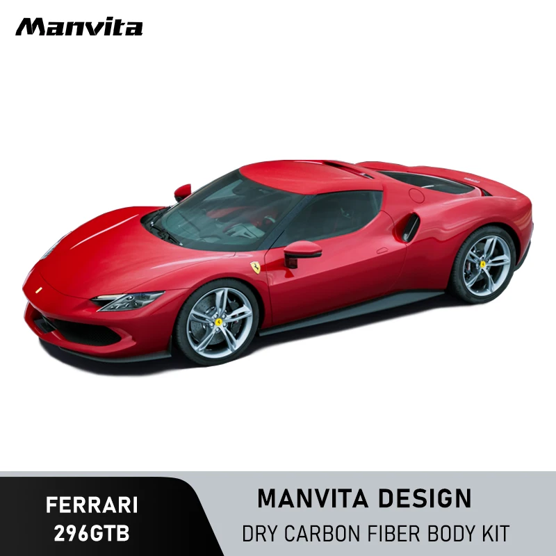 Manvita Dry Carbon Body Kit OEM Style For Ferrari 296 GTB High Performance Full Dry Carbon Aero Kit