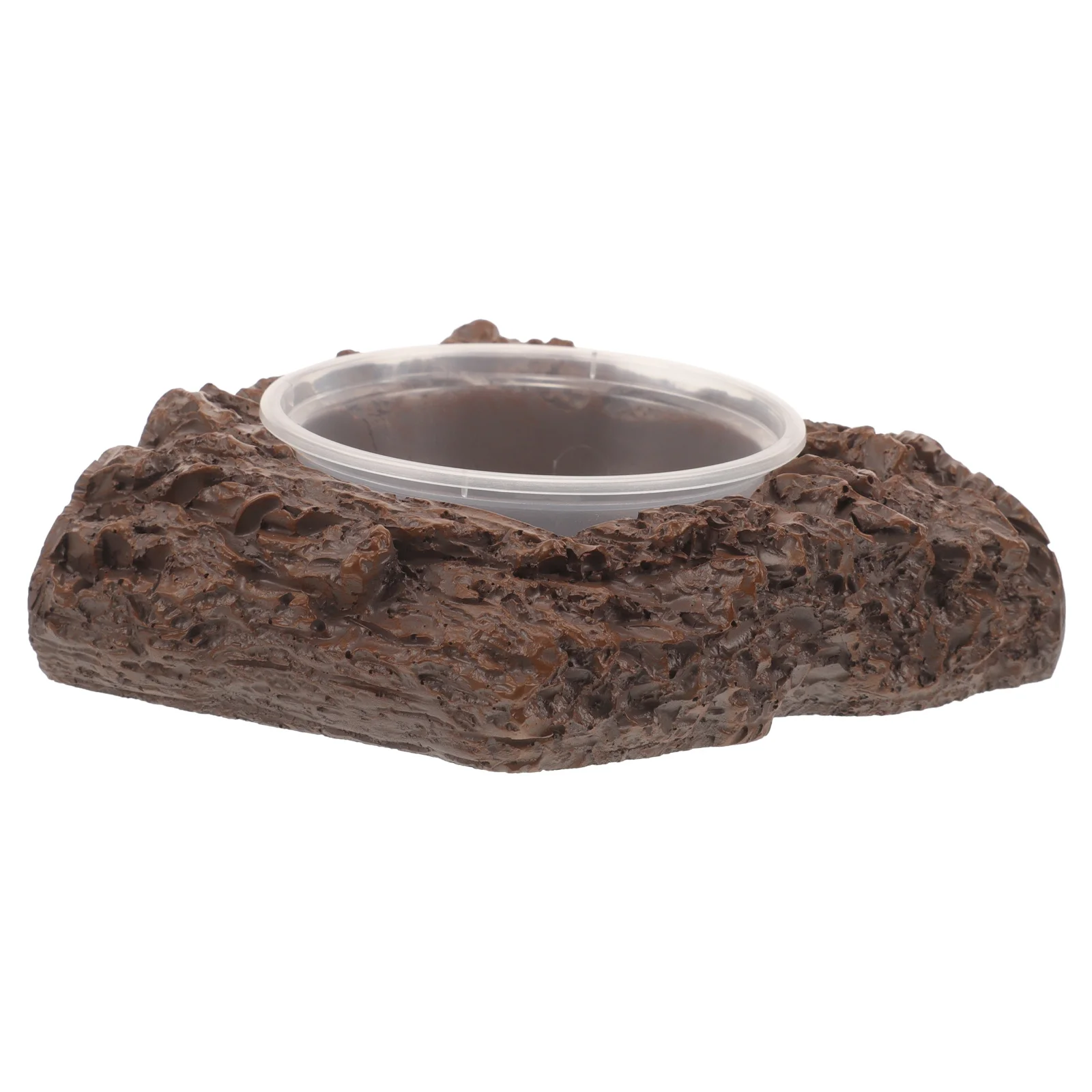 

Feeding Bowl Resin Food Water Dish For Terrarium Tortoise Habitat Decorative Pet Reptile Food Bowl Accessory