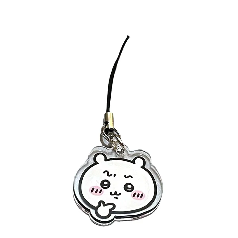 Cartone animato carino vento catena per cellulare acrilico catena per cellulare ciondolo piccola barra pendente cordino ciondolo piccolo regalo