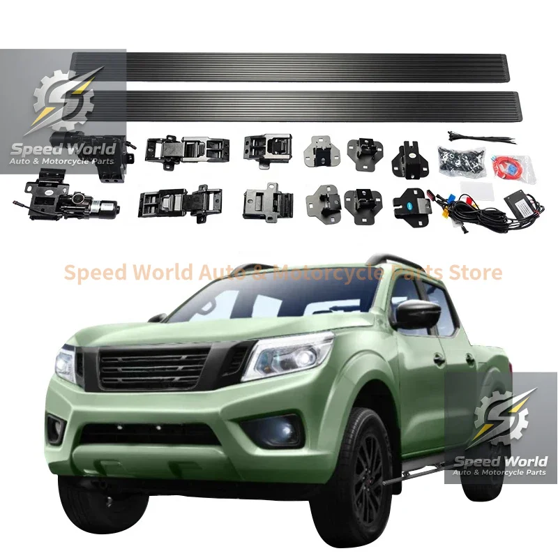 Top Quality High Polished Aluminum Alloy Side Step Running Boards Full Set NP300 2015-2019