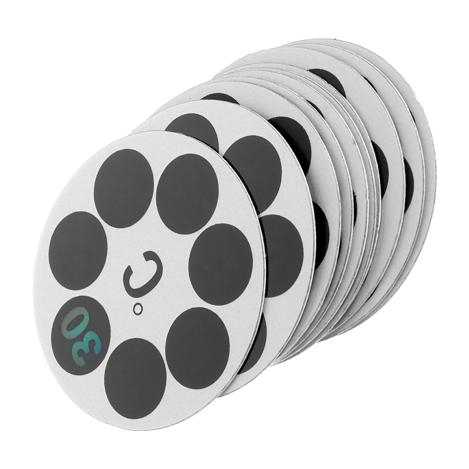

10pcs Bath Water Temperature Sticker Round Adhesive Thermometer Waterproof Bathtub Safety Indicator Aquarium Liquid Crystal
