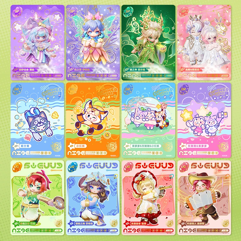 KAYOU Echte Star of Yuan Meng Party Collection Series-kaarten Leuke kindercollectie Vakantiecadeau Speelgoedkaarten Originele doos