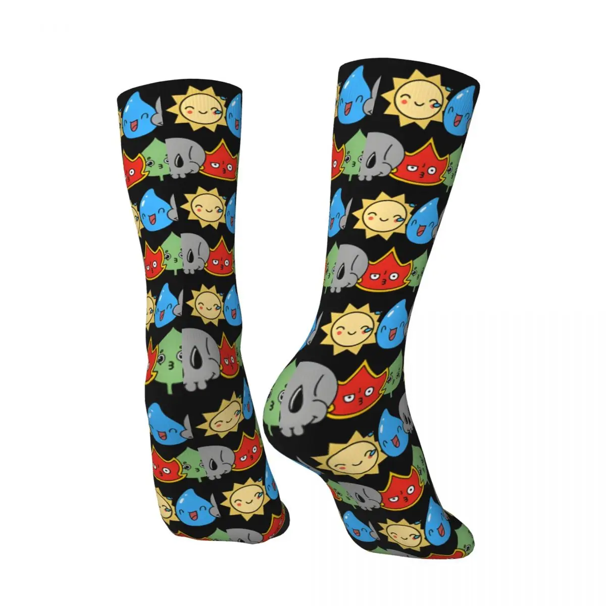 Hip Hop Vintage W.U.B.R.G MTG Inspired Crazy Men's compression Socks Unisex MTG Harajuku Pattern Printed Funny Novelty Happy