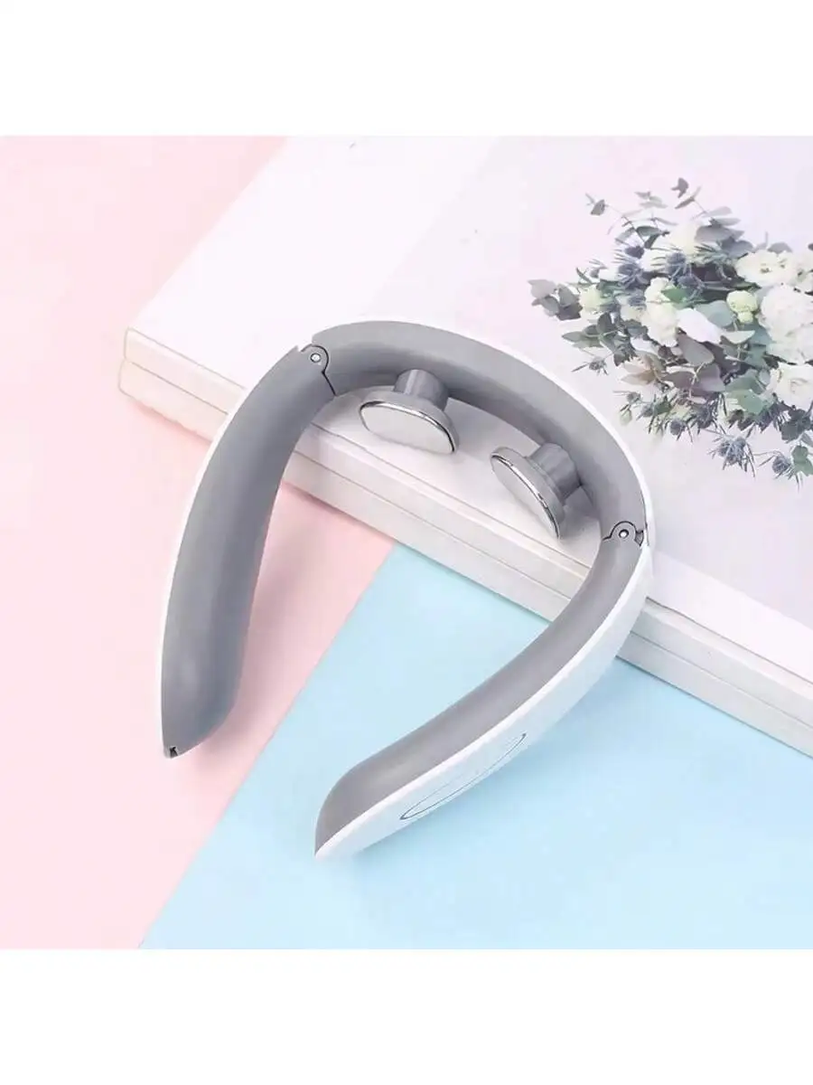 

White neck massage multifunctional neck relaxation massager portable neck care tool