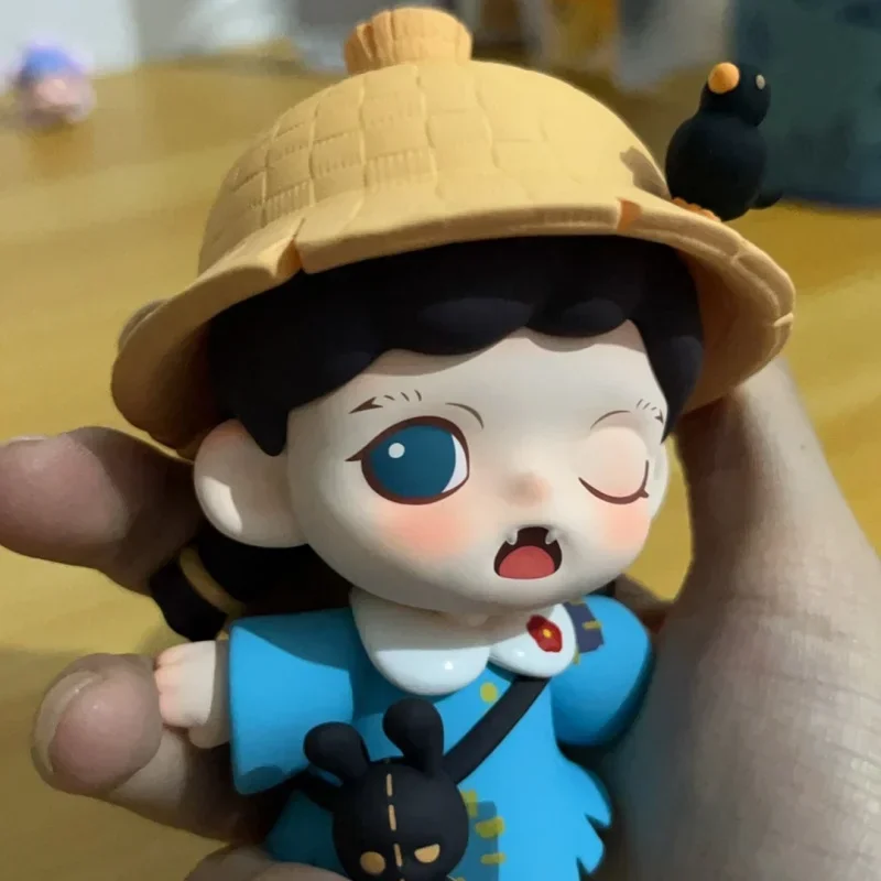 

TNTSPACE Blind Box Baby Zoraa Can't Say The Secret Sister Handle Tide Play Ornaments Toys Fashion Medol Toy Xmas Gift