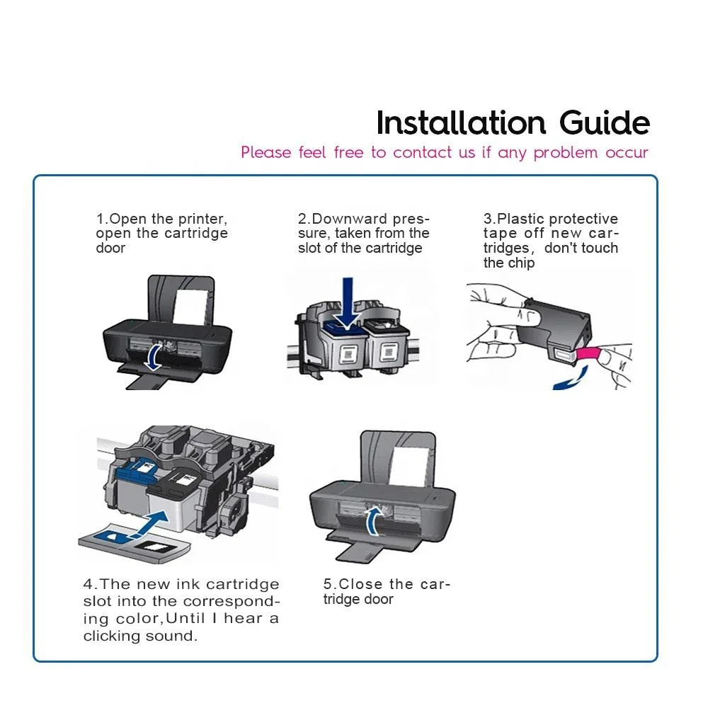 Imagem -04 - Cartucho de Tinta Remanufaturado para hp Deskjet Premium Color F735 D730 K109a K209a K510a 703 703xl