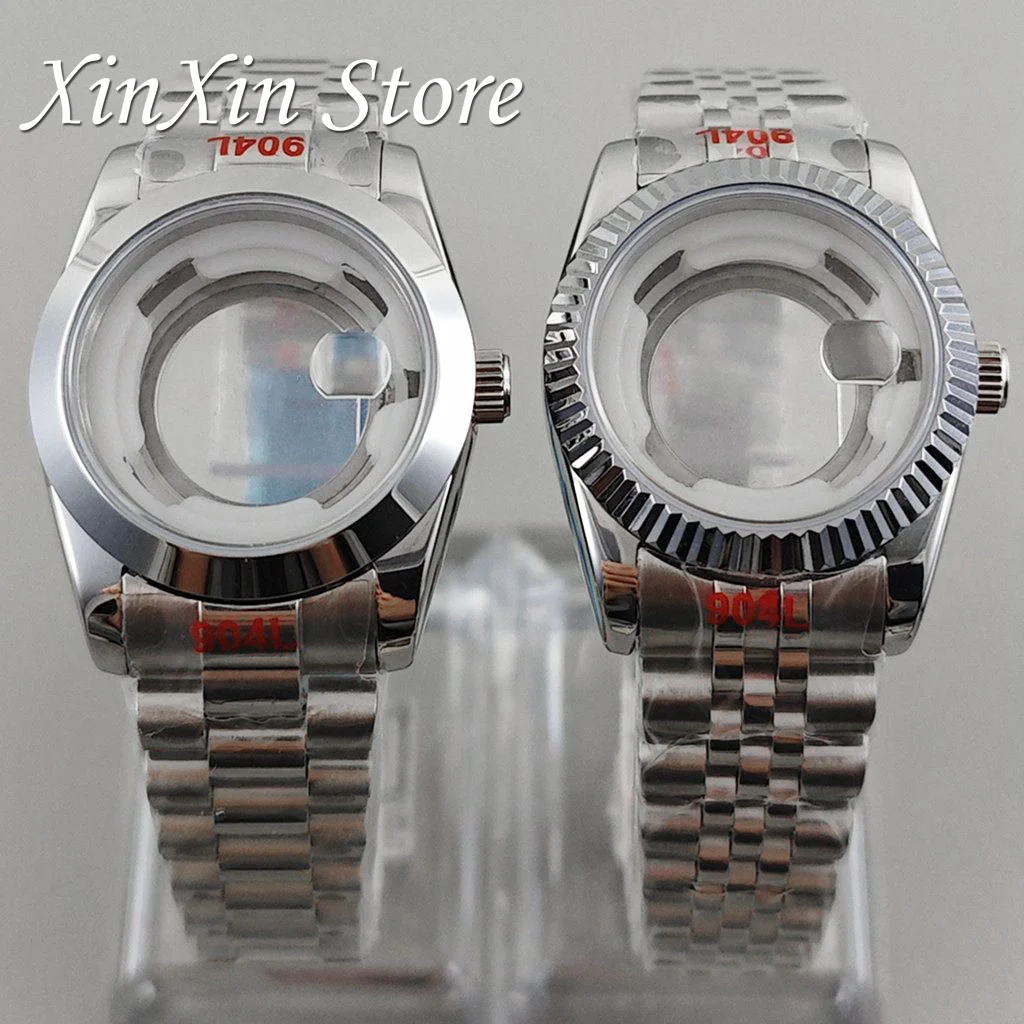 High quality 31mm NH05 Watch Case For Girl Woman Datejust Watch Accessories For NH05 NH06 Movement 24.5mm Dial Jubilee Band image 3