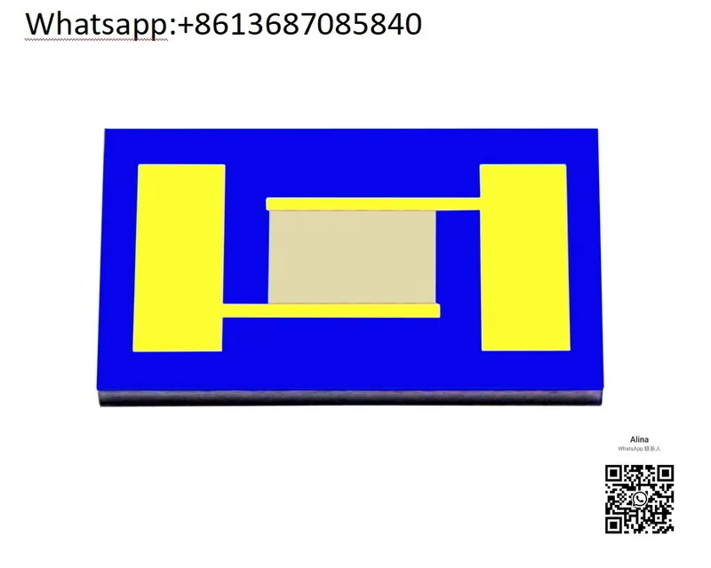 10μm Silicon-based interdigital electrode high-precision microcapacitance MEMS gas biosensor photoelectric detection