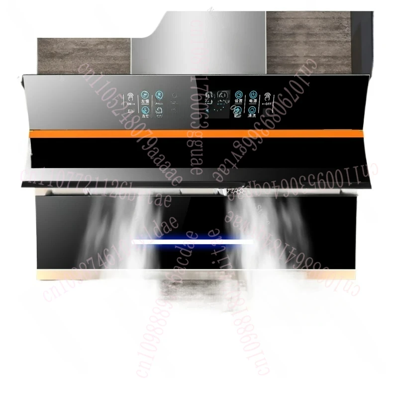 

Large Suction Range Hood With Double Motor Self-Cleaning Function For Household Kitchens And Small Rentals