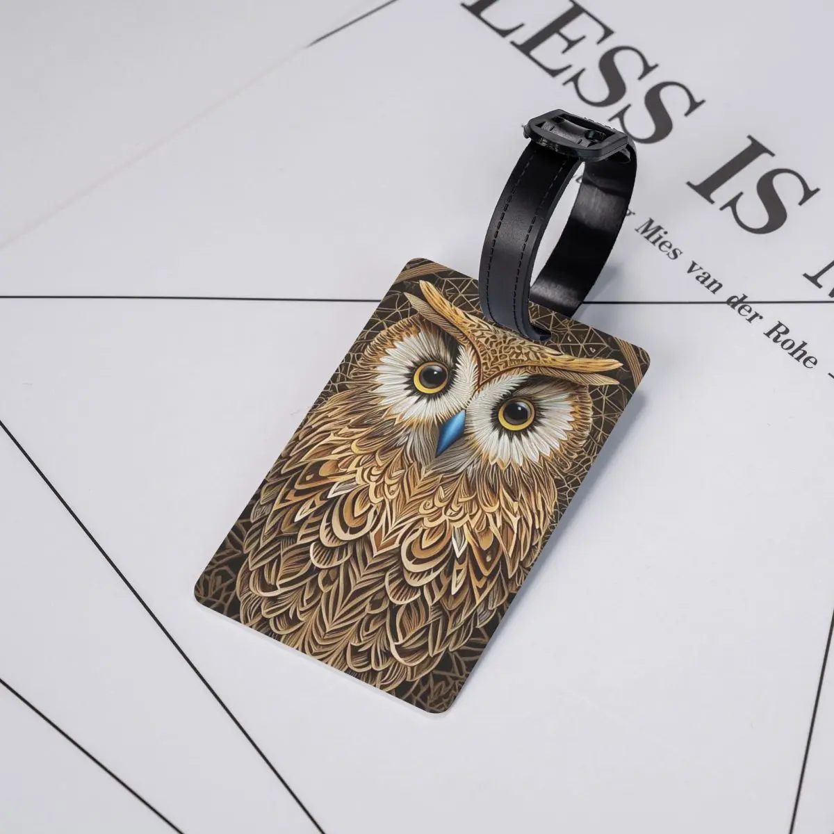 

Бирки для багажа с принтом «Сова», 5 шт., аксессуары для чемоданов, дорожные бирки для багажа, держатель для бирок, идентификатор, имя, адрес