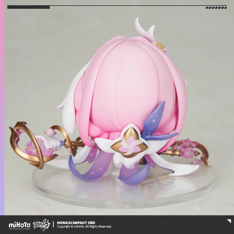 Honkai Impact 3 Elysia Q-versie Actiefiguren Model HERRSCHER OFHUMAN: EGO Amusement Collectible Randapparatuur Origineel