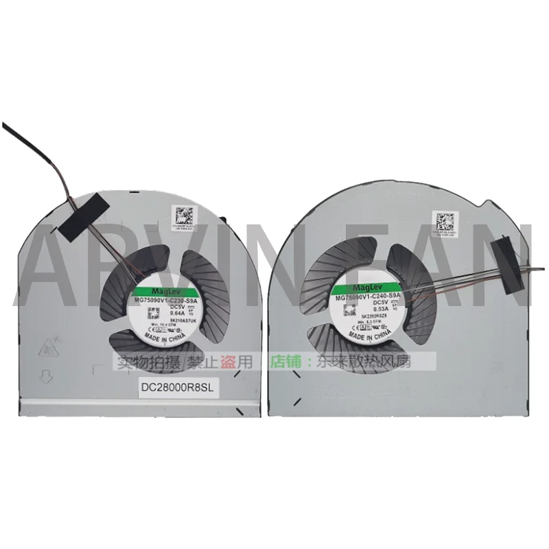 

Вентилятор охлаждения процессора ноутбука, радиатор для Precsion 7750 M7750 0R95XY 0VXTNG MG75090V1-C230-S9A MG75090V1-C240-S9A