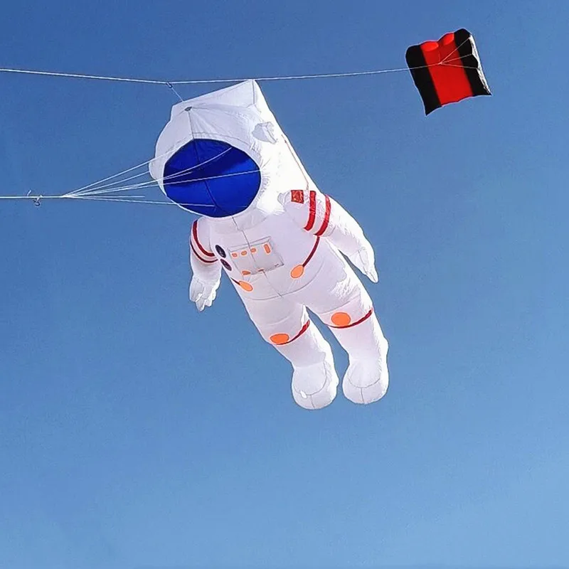 Free shipping astronaut Kites inflatable toy sports gel blasters cometas para volar papagaio de vento praia power kite flying