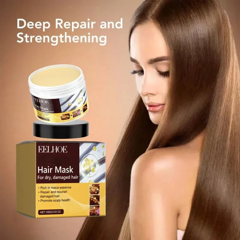 Repair Hair Mask Moisturizing Smoothing Prevent  Breakage Hair Care Soften Frizz Damaged Hair Nourishing Treatment