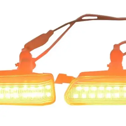 LED Dynamic Side Marker Lights Turn Signal Lamps 2Pcs  08.2002-11.2009 For Audi A8 / A8L / S8 mk2 (D3/4E) Quattro