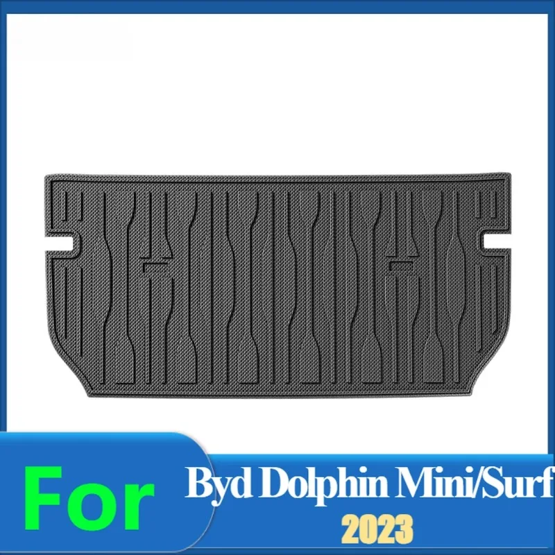 Seat Back Mat for Byd Dolphin Mini/Dolphin Surf 2023，All-weather black luxury interior mats