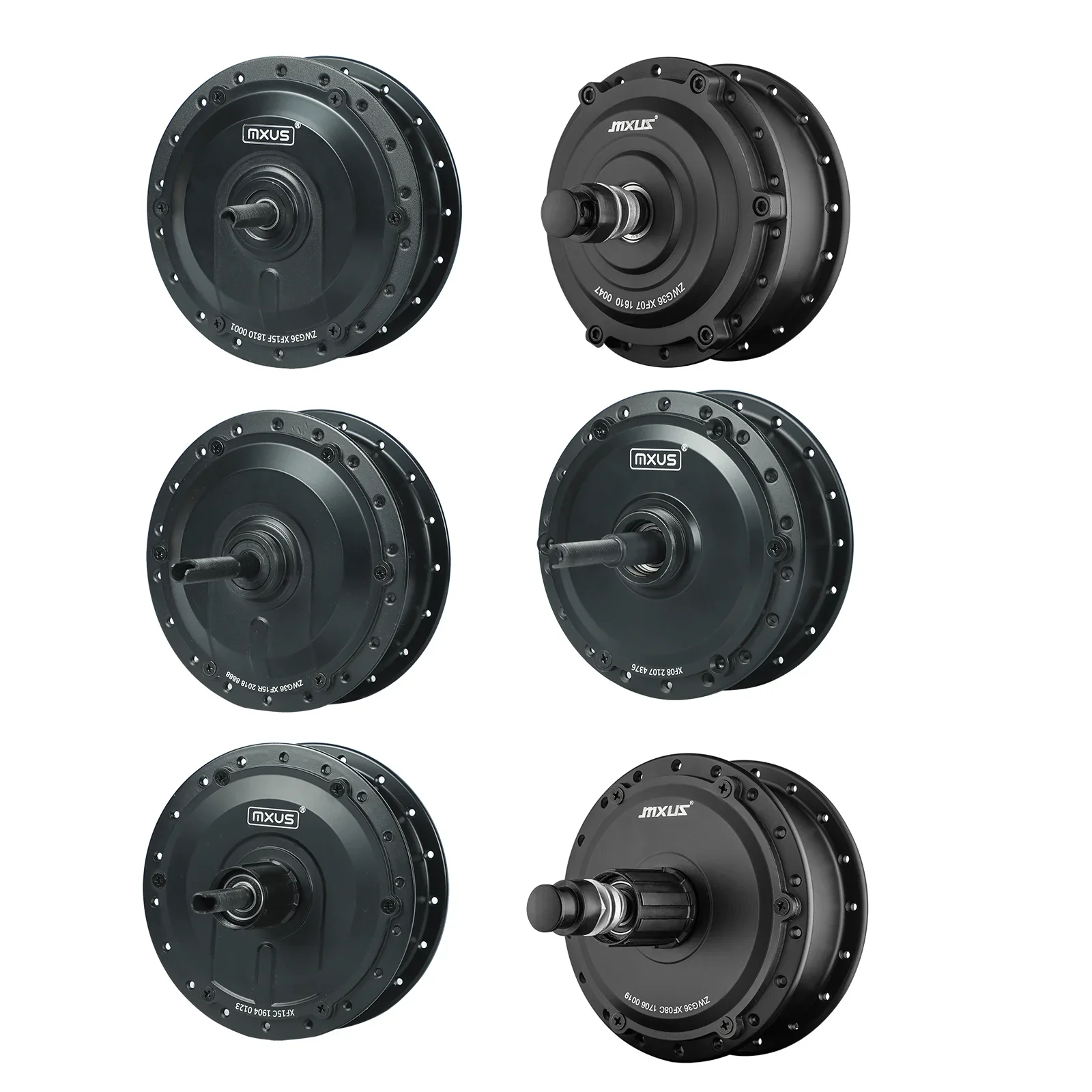 Moteur de vélo électrique MXUS 36V 250W 350W 48V 500W, moteur de moyeu d'engrenage sans balais à grande vitesse, roue motrice de cassette avant et arrière