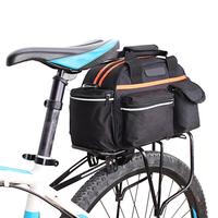 14L Rear Seat Bag Zipper Bike Back Seat Bag Bicycle Bag Bike Saddle Bag Cycling Seat Tail Pouch Backpack Bicycle Accessories