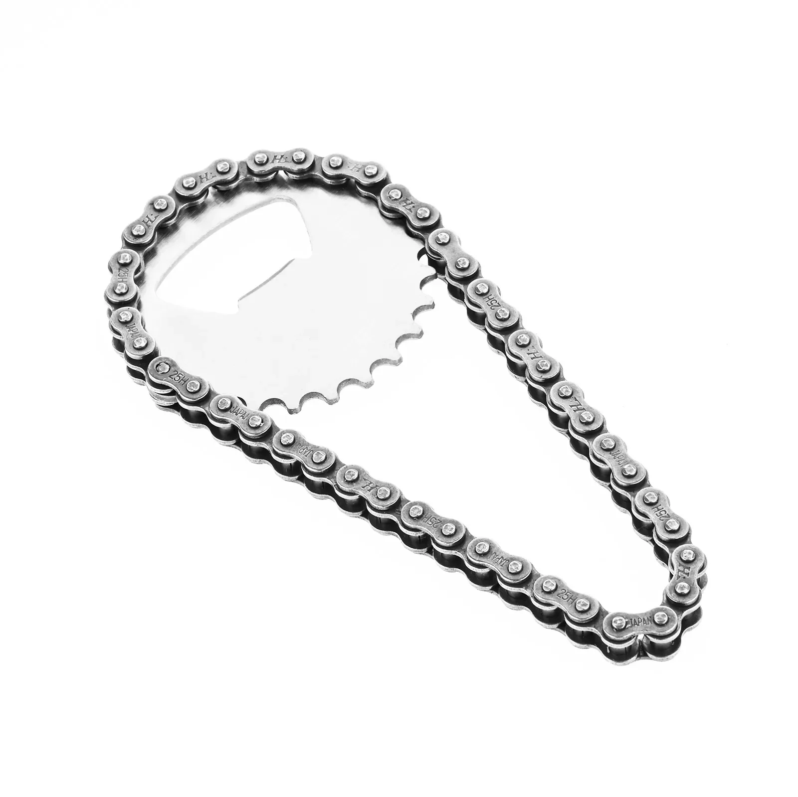 1pc Bicycle Chain Gear Bottle Opener Unique Style Cap Lifter Keychain Ornament Bike Rider Gifts Stainless Steel Kitchen/Bar/Club