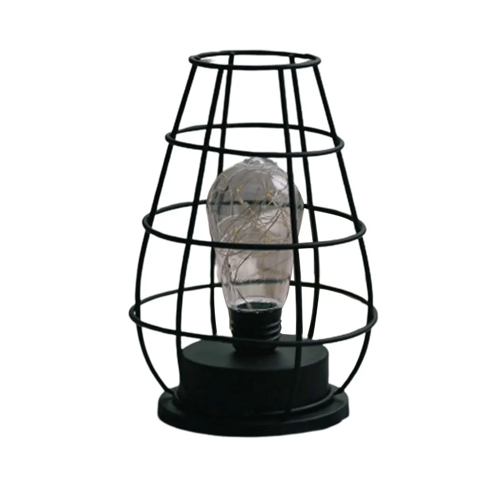 خمر الحديد الفن مصباح قارورة النبيذ شكل الحديثة أنيقة المنزل في الهواء الطلق ليلة ديكور الإضاءة هدية للأصدقاء مصباح للزينة