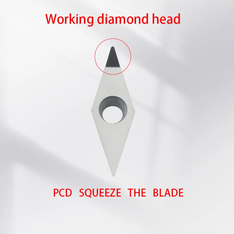 1pcs Diamond PCD extrusion blade VCGT160404 VCGT160408 VCGT160412 PCD CNC blade tool for automobile wheel extrusion