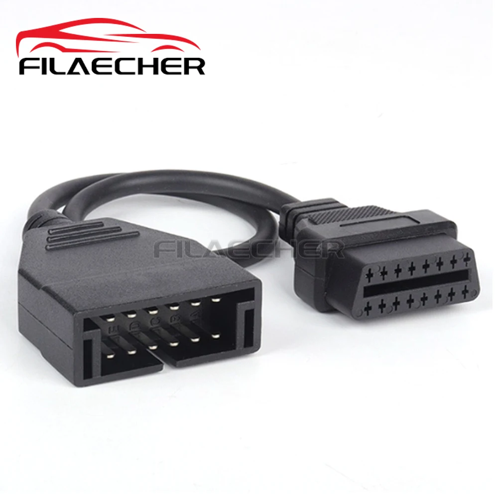 

Кабель-переходник OBD1 к OBD2 GM, 12-контактный разъем «папа» на 16-контактный разъем «мама», замена разъема OBD II для диагностического инструмента GM