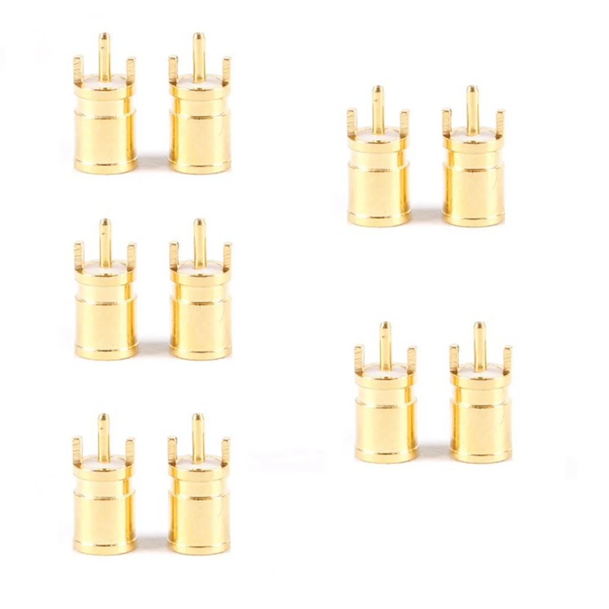 10Pcs Copper mmCX Connector Female Socket Earphone Pin Headphone Plug Audio Jack for AKR02 R03 Headphone