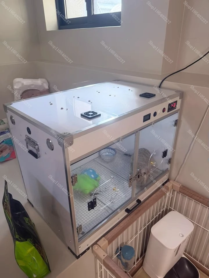 Cat Dog Warm Incubator Luxury Villa Cabinet Pet Heating Box Portable Crate