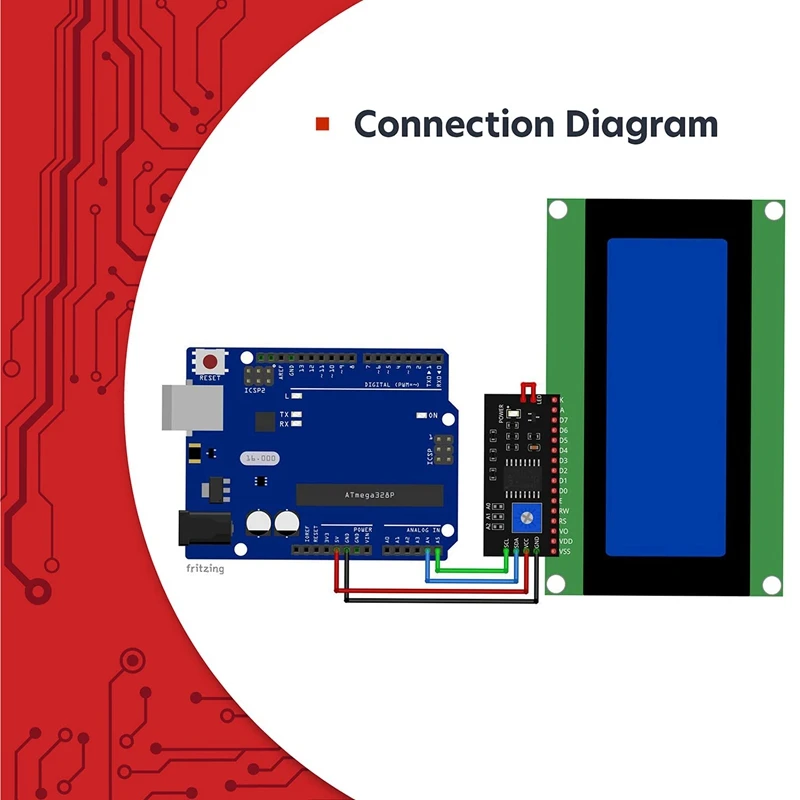 Hd44780 2004 Lcd Display Bundel 4X20 Karakters Met I2c Interface Voor Arduino