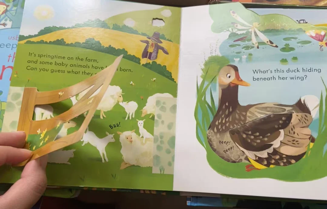 Peep Inside The Farm Lift-the-flap Board Book - Interactive Children's Farm Animal Picture Book