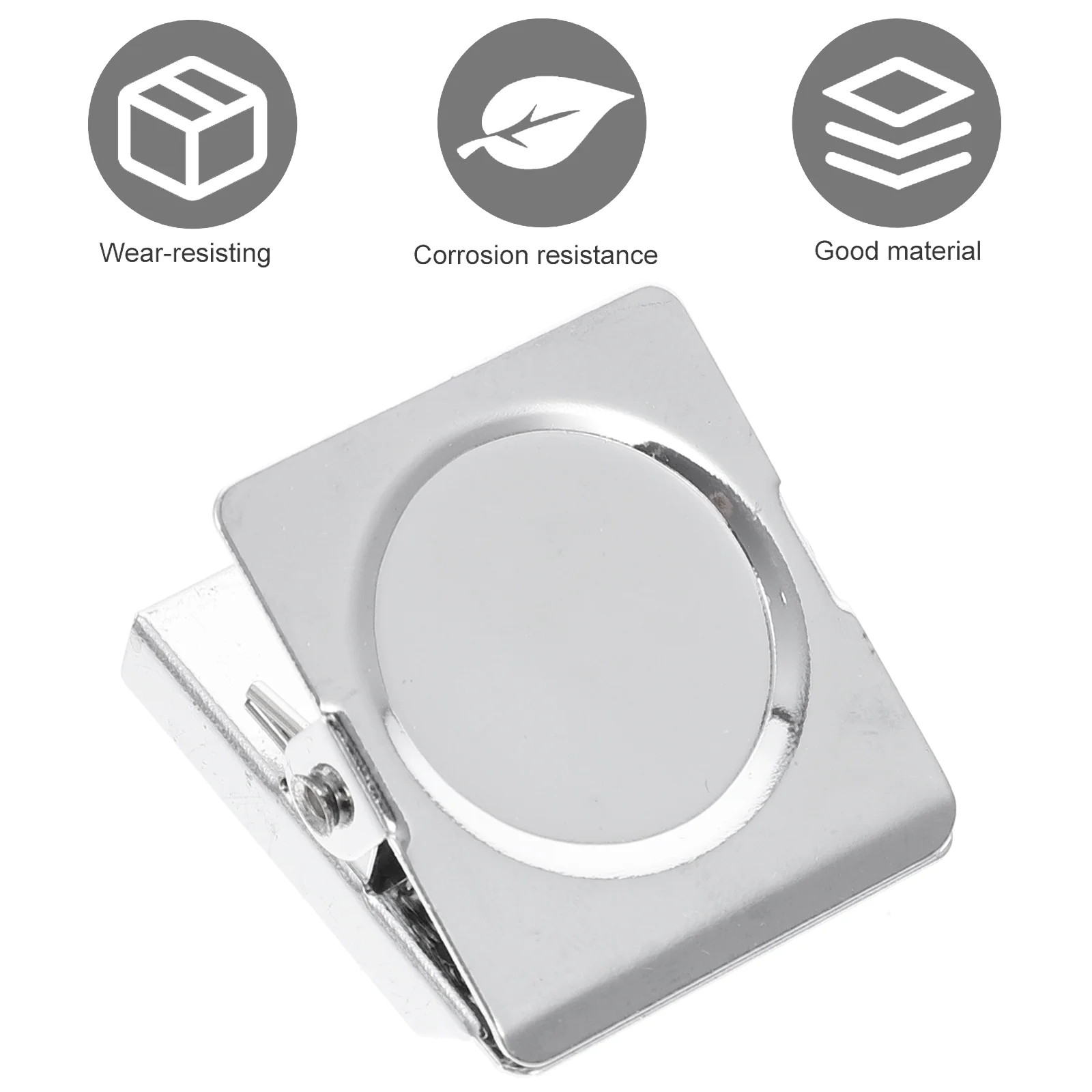 6 Pcs Magnet Clip Refrigerator Memo Heavy Duty Magnetic Clips Metal Note Portable