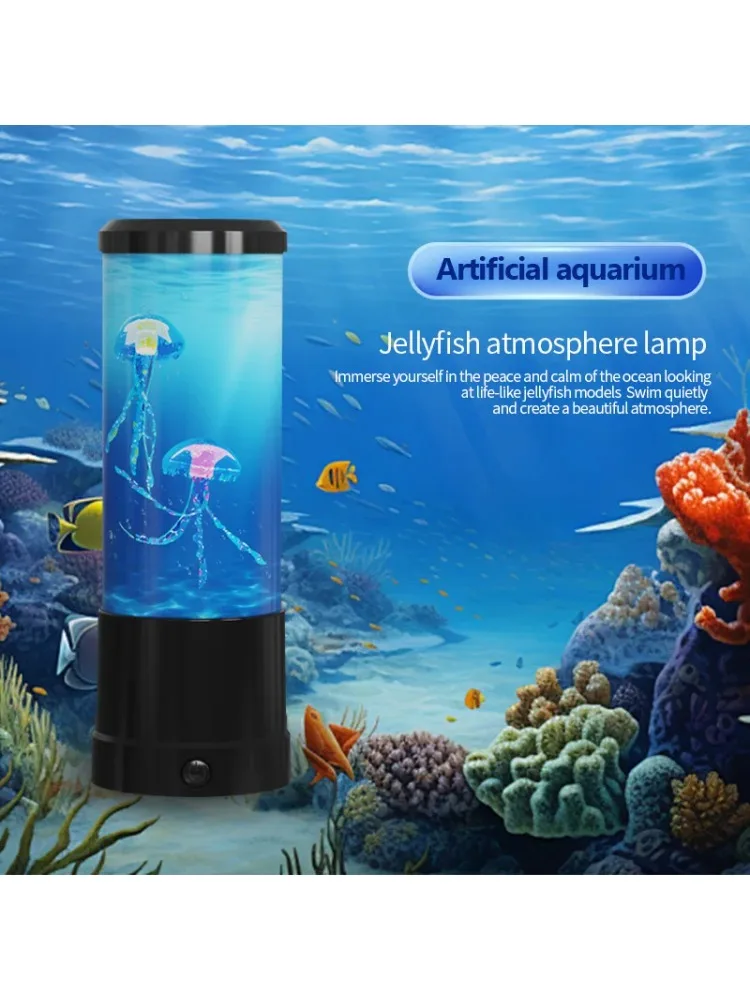 Lampe méduse à couleur changeante, alimentée par Usb/batterie, veilleuse de Table, cadeau pour enfants, décoration de chambre à coucher, cadeaux d'anniversaire pour garçons et filles