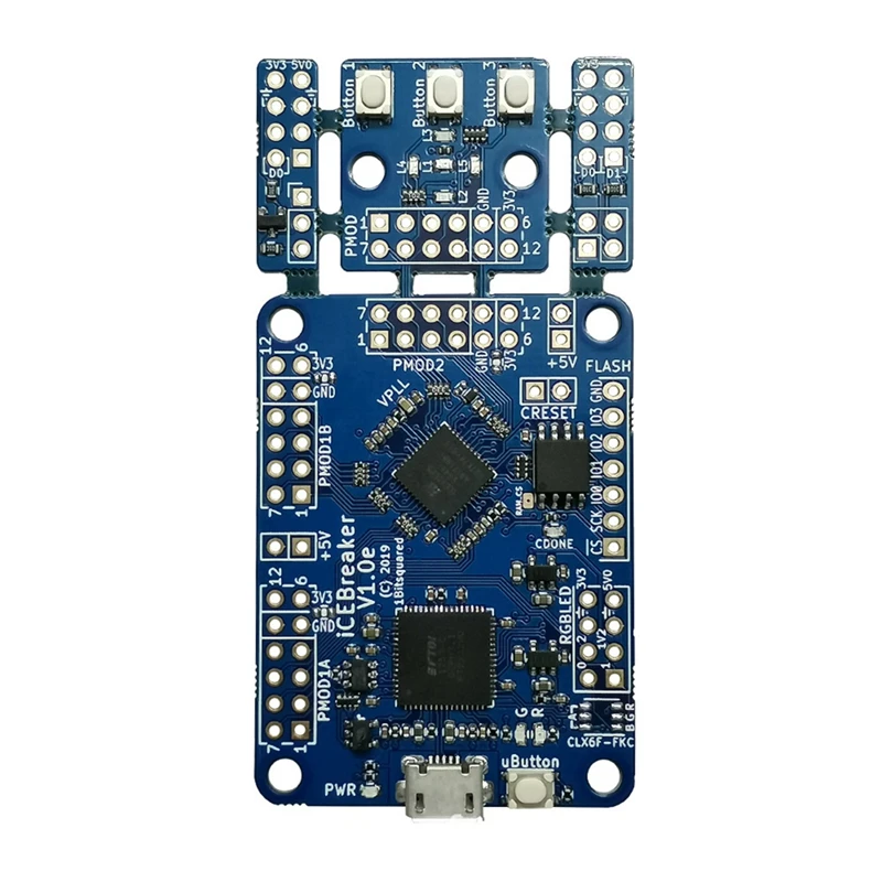 Digital Development Board Icebreaker 1.0E Graphical Programming Easily Runs RISC-V For Python FPGA