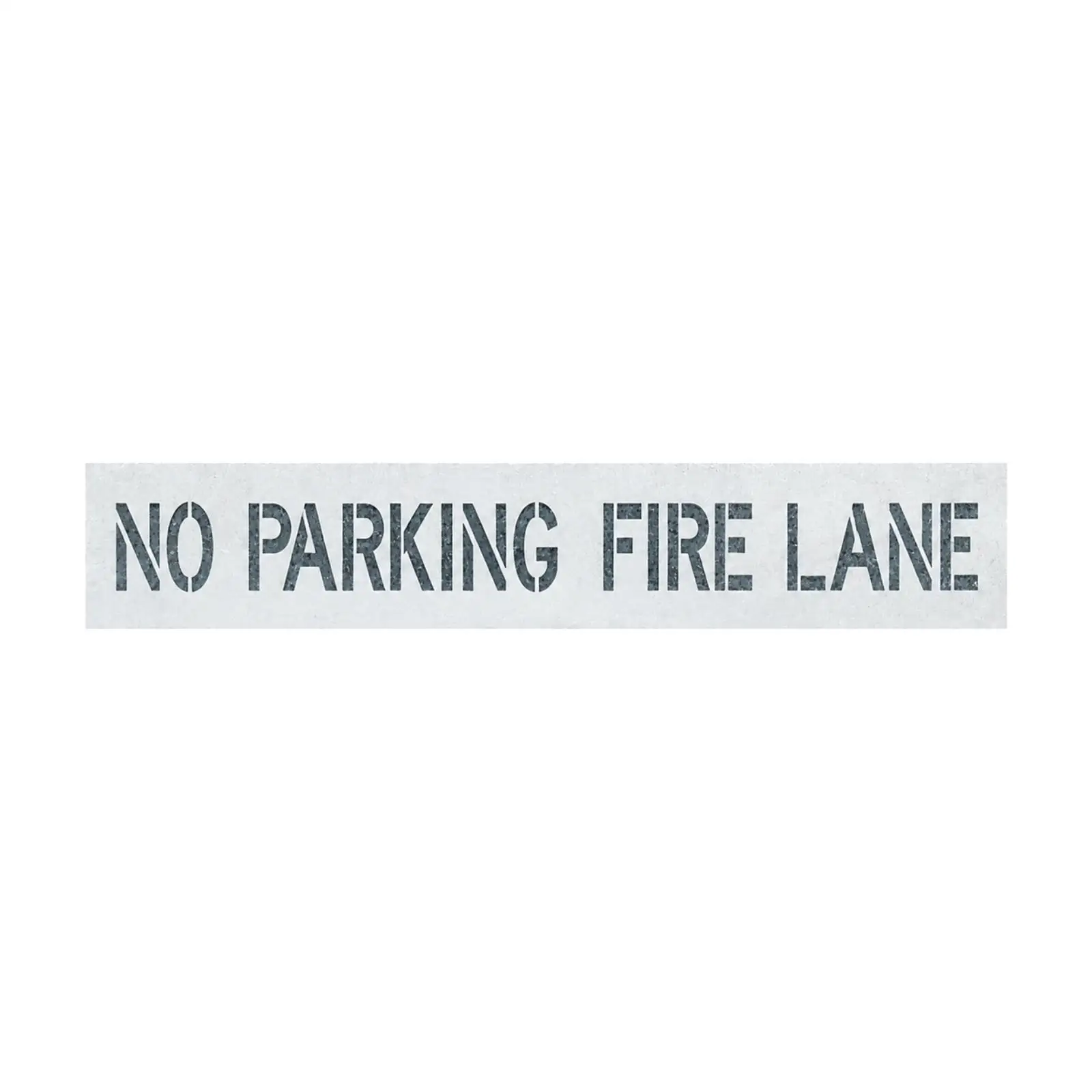 Fire Lane Marking Stencil Accurate Cut-Outs NO PARKING FIRE LANE Stencil Silicone Spray Paint Template Flexible Easy to Use