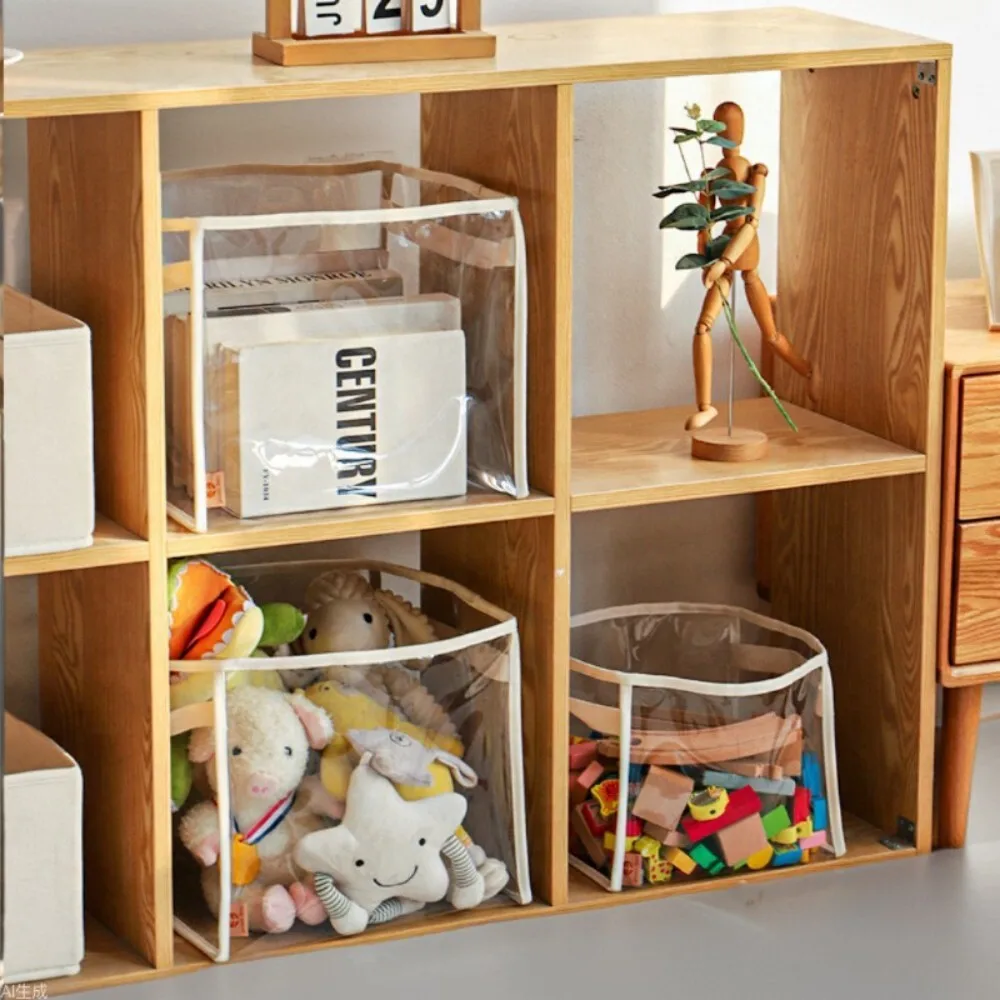 

Large Clear Kids Building Block Storage Basket Soft Toy Organizer Bin Durable Plastic Home Room Office Playroom Tidy Solution