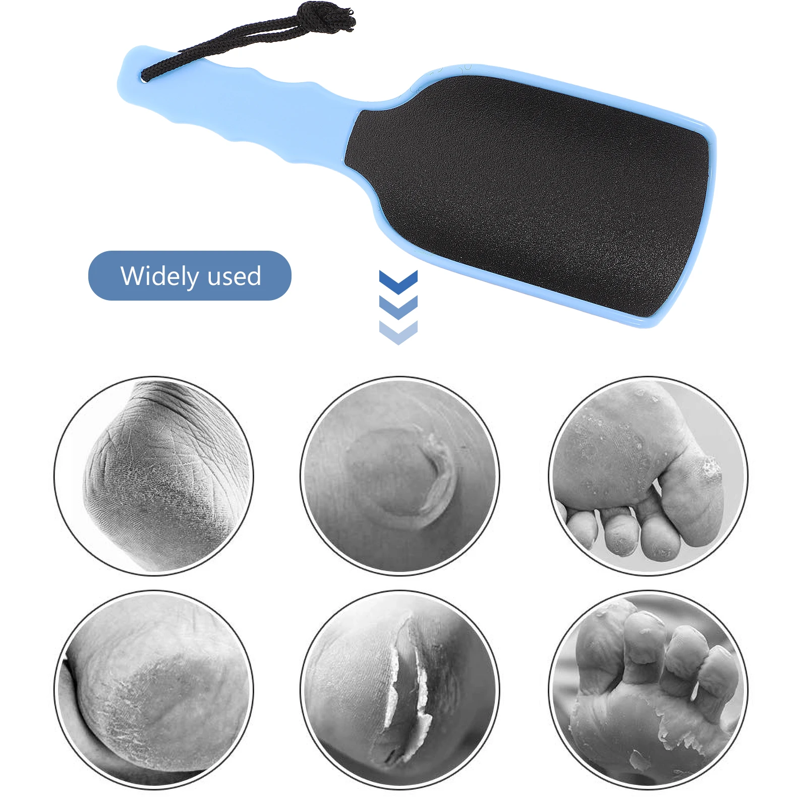 

2 шт. двусторонние пилочки для ног, средство для удаления омертвевшей кожи, инструмент для педикюра, средство для удаления мозолей на ногах, рашпиль для мозолей, прочный многоразовый отшелушивающий аппарат