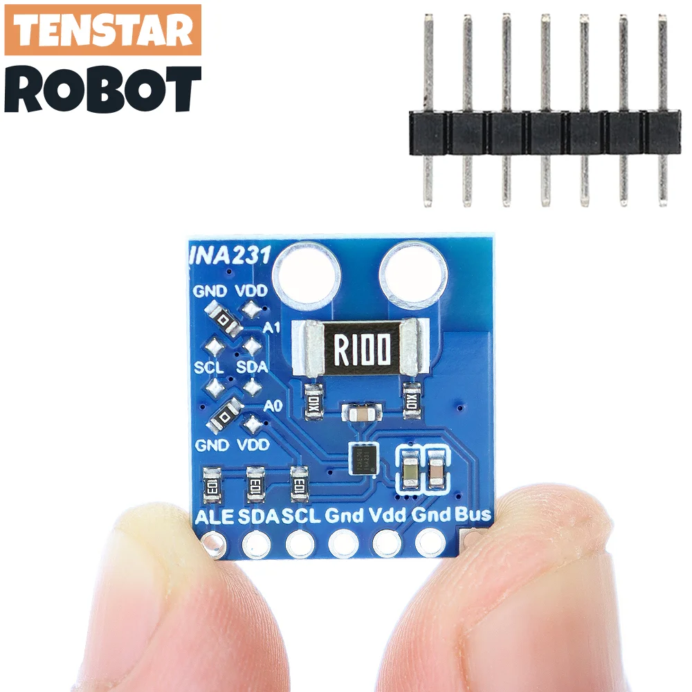 TENSTAR 2pcs INA231 Module IIC I2C Interface Bi-directional Current Power Monitoring Sensor