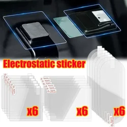 Etiqueta eletrostática de vidro do carro, transparente, Traceless pára-brisa, dupla face forte viscosidade, adesivo para suporte
