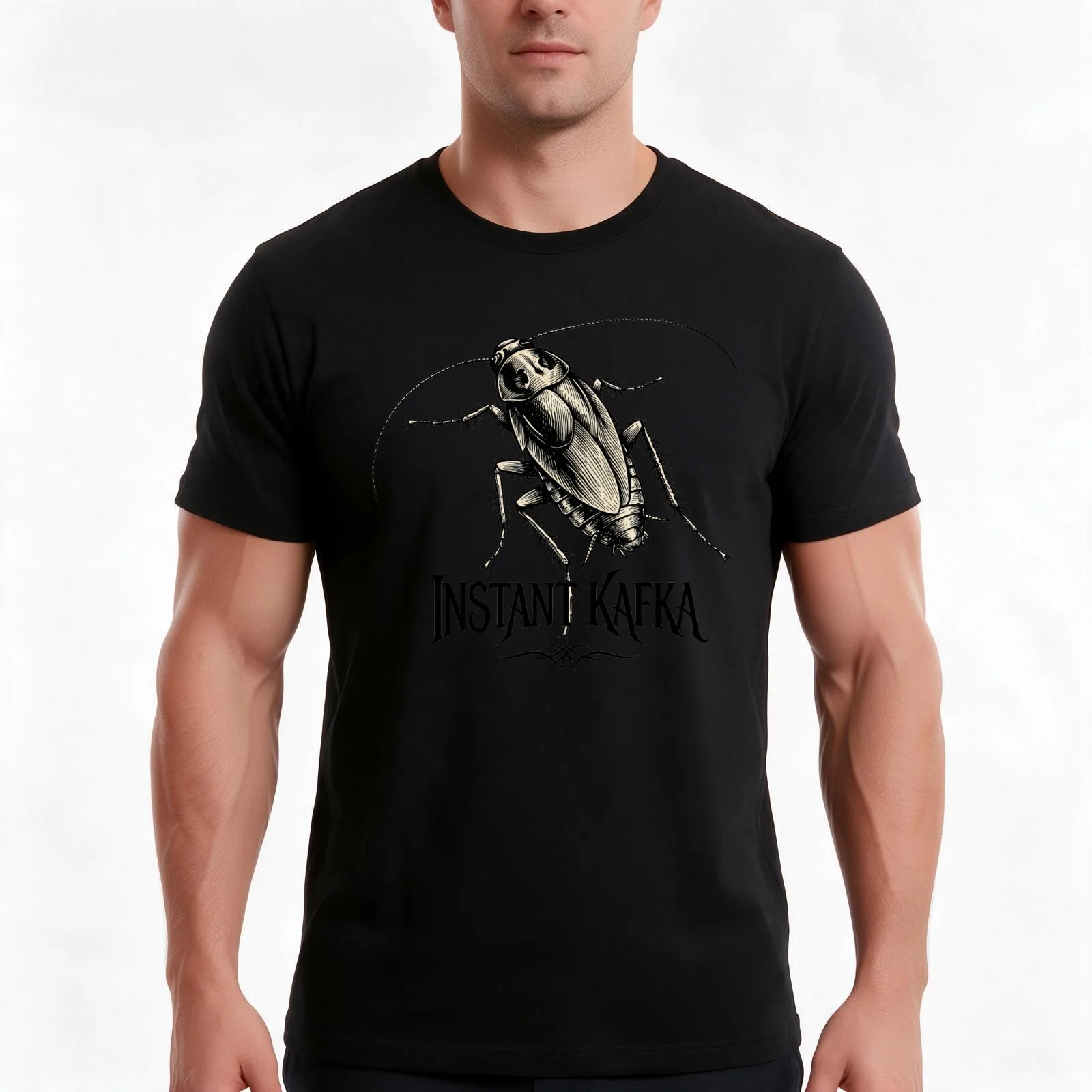 Gregor T-Shirt, Summer Casual Cotton Tee, Oversized Streetwear Tops, Vintage Graphic Print, Loose Fit Short Sleeve, 100% Cotton