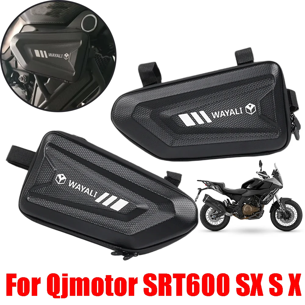 For Qjmotor QJ SRT 600 SX S X SRT600 SRT600S SRT600X SRT600SX Accessories Side Bag Tool Bags Frame Bumper Waterproof Storage Bag
