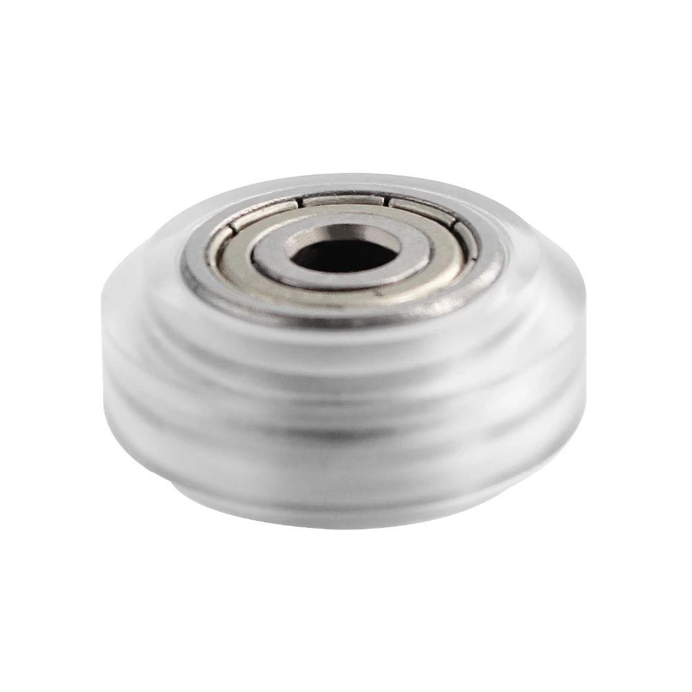 T88C 20Pcs 3D Printer Clear Polycarbonate Wheel Plastic Pulley Linear Bearing for -10 S5 3 Pro Printer