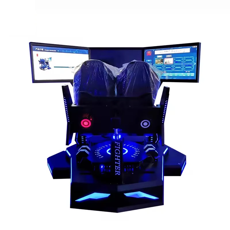 Hot Selling 3 Screen Coin Operated Arcade Games Full Motion Sim Racing Cockpit 6 Dof Racing Car Simulator for Playground