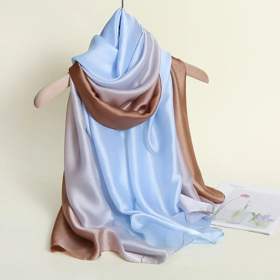 

Fashion Lady Gradient Color Long Wrap Women'S Shawl Chiffon Scarf Scarves Casual Women Scarf Feminino Woman Accessory