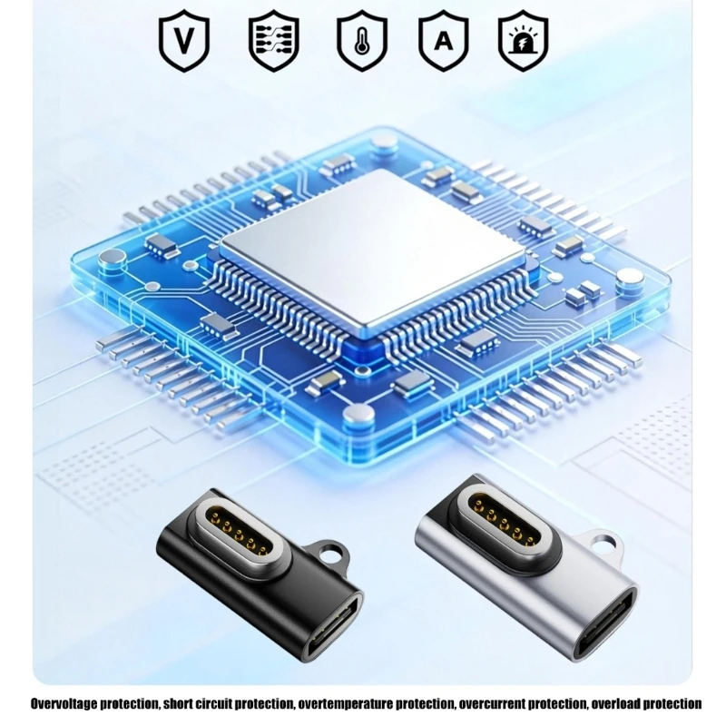 K3NB USB C to 5Pin Charging Adapter for Intelligent Glasses,Chargers 480Mbps Data