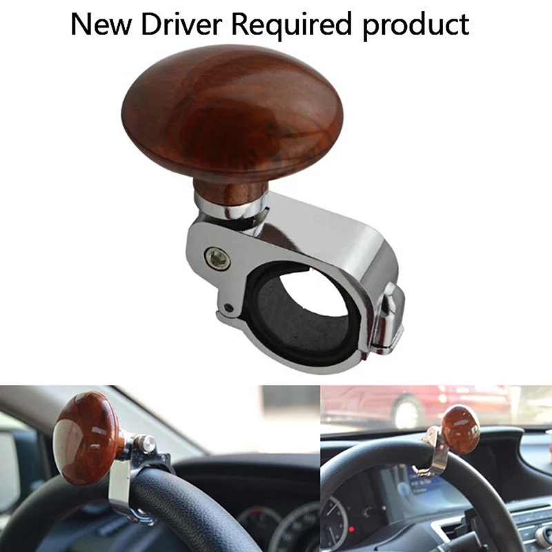 Heavy Duty Aluminum Steering Wheel Spinner Suicide Power Knob Car Truck Handle Accessory