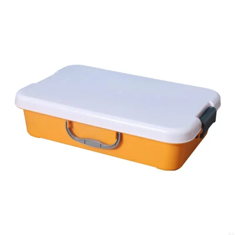 M89C Portable Stackable Kids Sand vassoio set bidoni stoccaggio in plastica per strumenti artigianato giocattolo