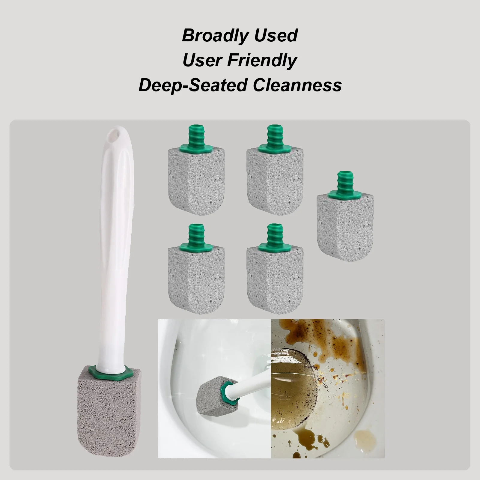 

Pumice Stone Cleaning Stick Seat Toilet Limescale Rust Stain Dirt Removal Brush Bathroom Tile Sink Household Washing Tools