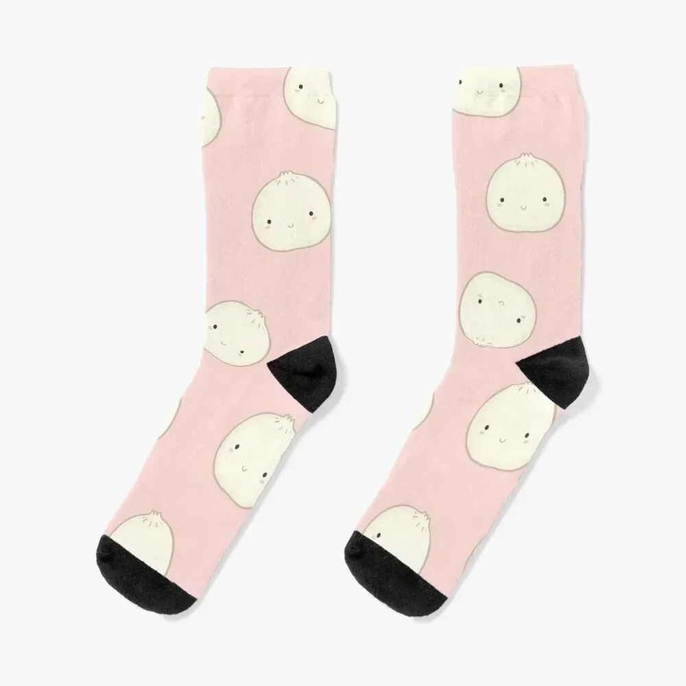 

Cute Bao / Dumpling Dim Sum Socks anti-slip floral Men's Socks Men Women's